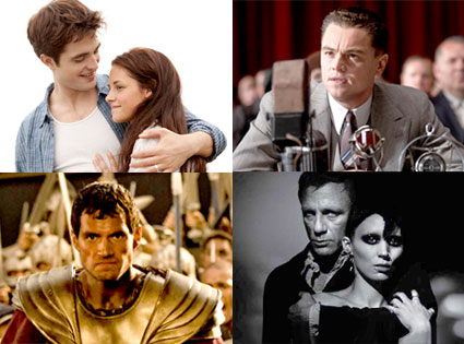 Breaking Dawn, J. Edgar, Immortals, Girl With the Dragon Tattoo Breaking Dawn, J. Edgar, Immortals, Girl With the Dragon Tattoo